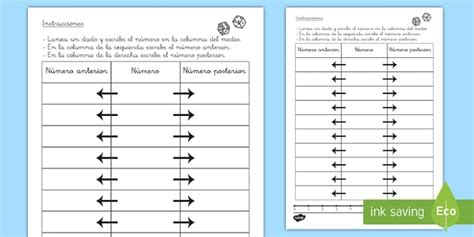 Ficha de actividad Uno más uno menos teacher made