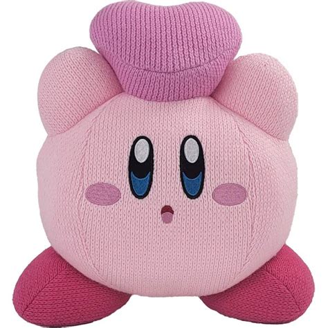 Kirby Nuiguru Kirby With Friend Heart Knit Mega Mocchi Plush Toys