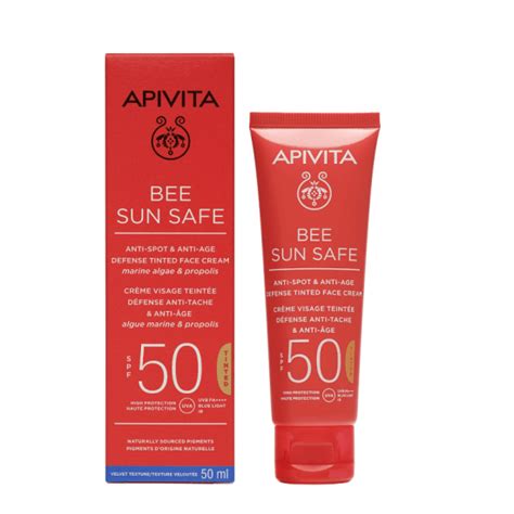 Apivita Bee Sun Safe Anti Spot Anti Age Tonirana Krema Protiv Mrlja I