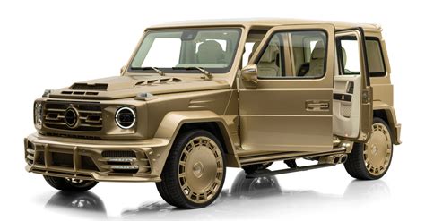 Mansory S World Class Grand Entree Is An All Gold G Wagon With 900