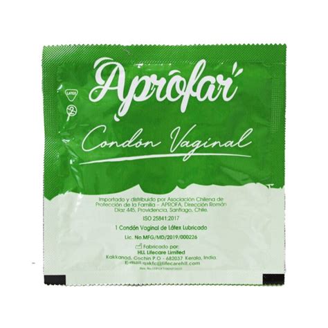 Cond N De Vagina Aprofar Cond N Interno Cond N Femenino Caja