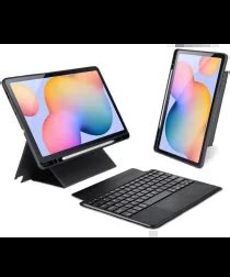 Dux Ducis Samsung Galaxy Tab S6 Lite Hoes Bluetooth Toetsenbord Zwart