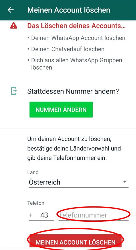 Anleitung zum Löschen von WhatsApp StudySpace Education