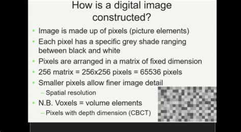 Radiography Digital Imaging W C Oct Flashcards Quizlet