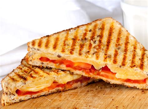 Grilled Cheese Tomato From Top 10 Hangover Foods E News