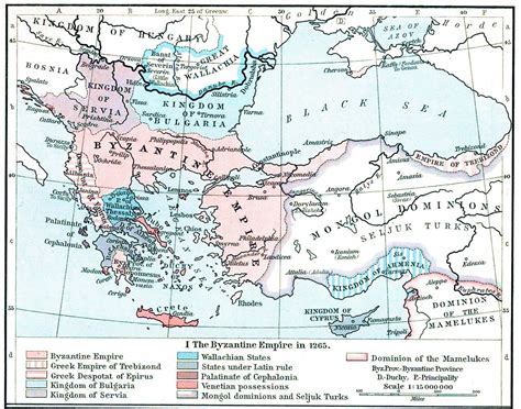 El Imperio Bizantino o Imperio Romano de Oriente 1265 Tamaño completo