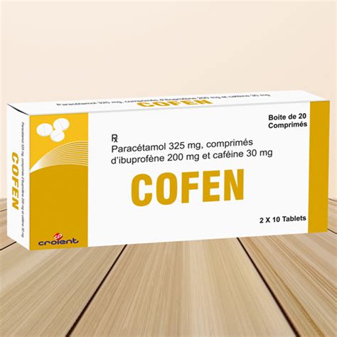 Cofen Paracetamol Mg Ibuprofen Mg And Caffeine Mg Tablets