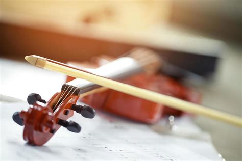 Vintage wooden violin for classical music. 11345494 Stock Photo at Vecteezy