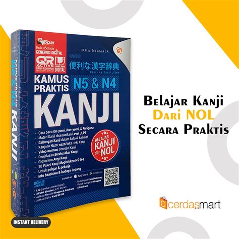 Jual Buku Belajar Bahasa Jepang Kamus Praktis Kanji N N Shopee