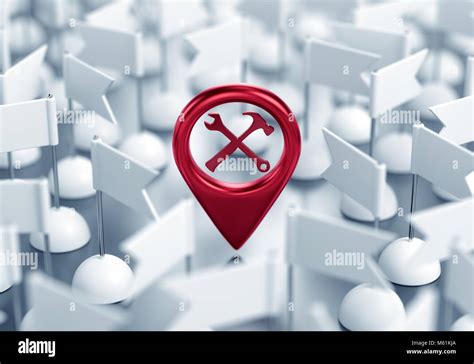 Repair Service Location Stock Photo - Alamy