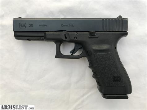 Armslist For Sale Glock 20 Sf 10 Mm Gen 3