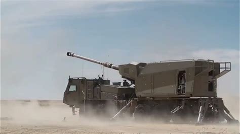 Elbit Systems And Rheinmetall 155mm L52 Wheeled Self Propelled Howitzer