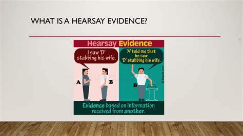 Hearsay Evidence And Its Exception Indian Evidence Act Legaldarshana Youtube