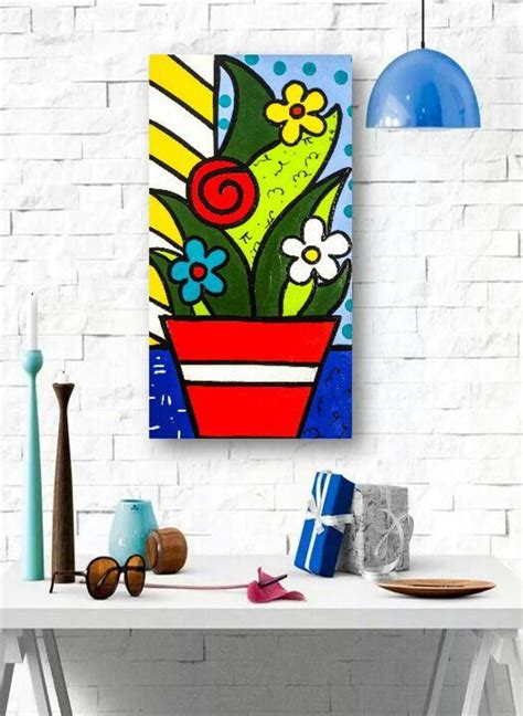 Quadro Decorativo Vaso De Flores Moderno Elo