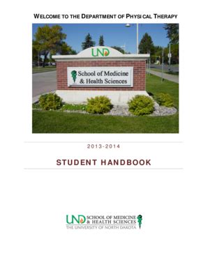 Fillable Online Med Und STUDENT HANDBOOK School Of Medicine Health