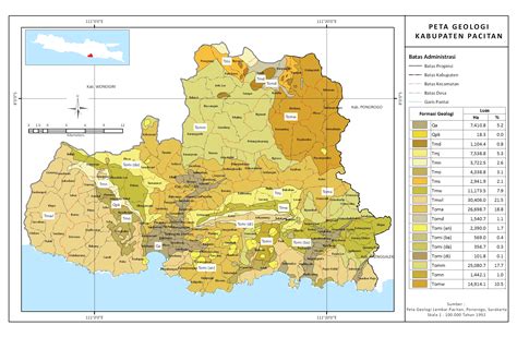 Seri Peta Kab Pacitan Jatim Bagian Peta Geologi Abuzadan S Blog