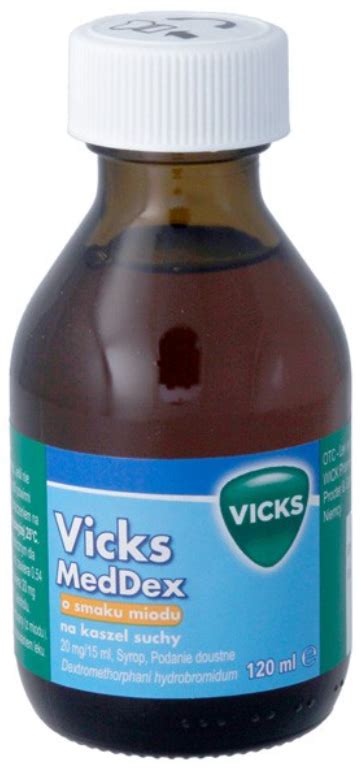 Vicks MedDex Syrop Miodowy Na Kaszel Suchy 120ml Opinie I Ceny Na