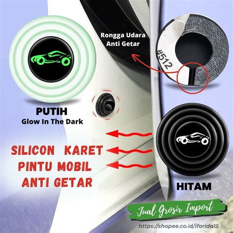 Jual Karet Penahan Ganjal Pintu Mobil Pelindung Bumper Peredam Getar