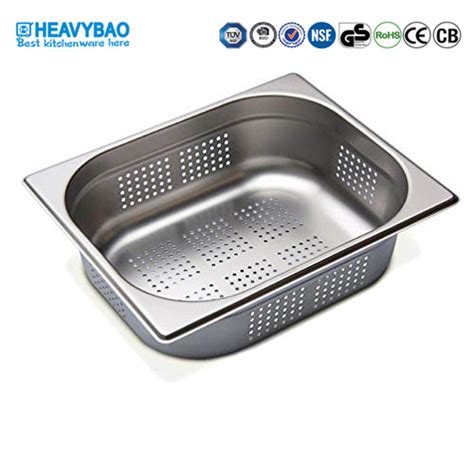 Heavybao Gastronorm Container Perforated Stainless Steel Gn Pan