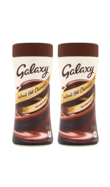 2 X 250G Galaxy Instant Hot Chocolate Drink Just Add Water 6 25 PicClick UK
