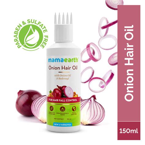 Buy Mamaearth Onion Redensyl Hair Oil For Hair Fall Control Hair