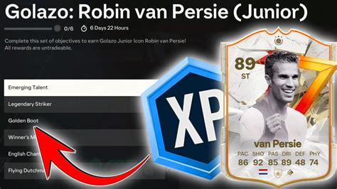 How To Complete Golazo Robin Van Persie Junior Objectives 89 Icon