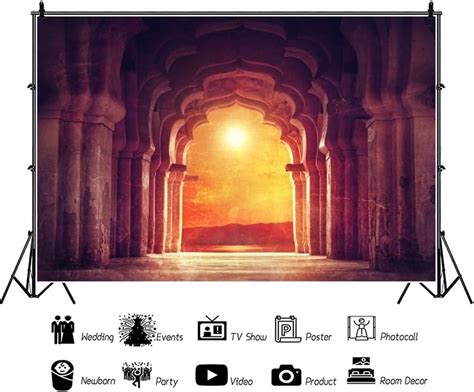 Leowefowas 7x5ft Ancient India Temple Backdrop Photography India Ubuy