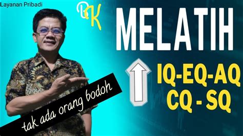 Cara Melatih Iq Eq Aq Sq Dan Sq Dalam Belajaraha Mix Channel Youtube