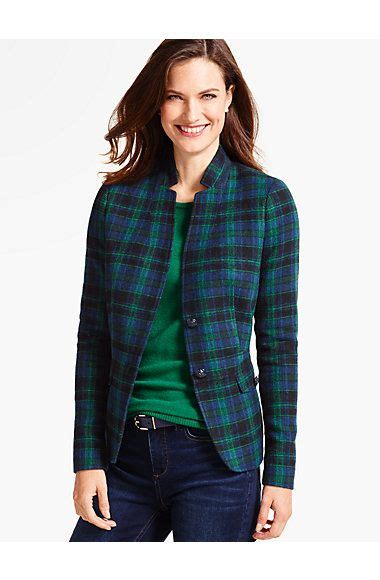 Tartan Plaid Blazer Talbots Clothes For Women Fashion Talbots Outfits