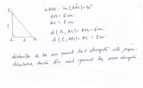 In Triunghiul Abc Avem Unghiului Bac De Grade Ab Cm Si Ac Cm