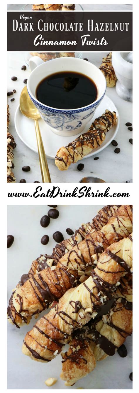 Vegan Dark Chocolate Hazelnut Cinnamon Twists Labeless Nutrition