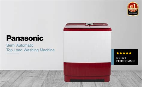 NA-W85B5RRB 8.5 kg Semi- Automatic, Red