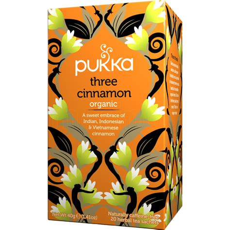 Köp Pukka Three Cinnamon Tea Ekologisk 20 Påsar Mecindo