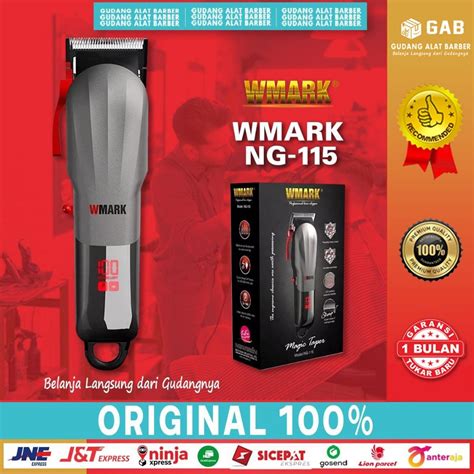 Jual Hair Clipper Wmark NG 115 Alat Cukur Pangkas Rambut Elektrik