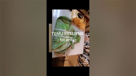 My 1st Temu Returnrefund Youtube