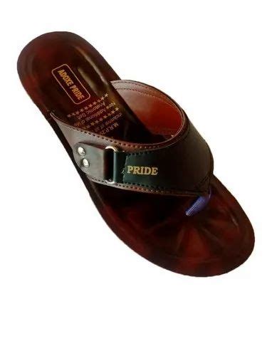 Men Brown Daily Wear PU Slipper At Rs 155 Pair Mens Pu Slippers In