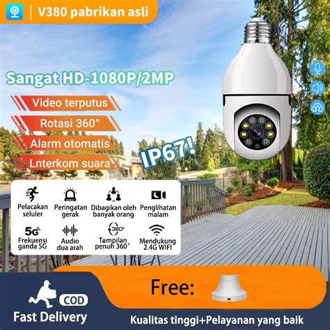 Jual Full Hd Ip Kamera P Kamera Keluarga Cctv V Pro Wifi Lights