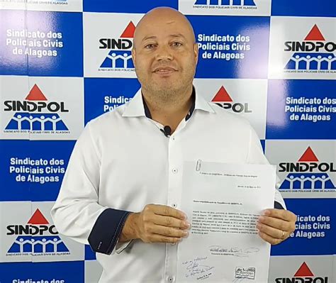 Sindpol Alagoas Ricardo Nazário protocola desincompatibilização do