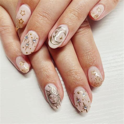 Moon And Star Nail Designs Pretty Looks To Inspired Your Next