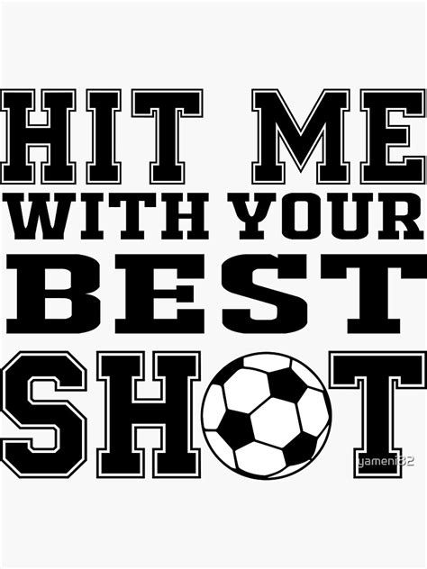 Hit Me With Your Best Shot Sticker For Sale By Yameni82 Redbubble