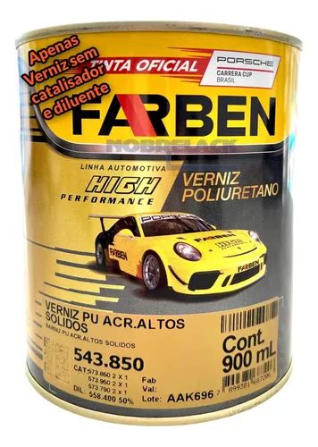 Verniz Alto Sólido Automotivo 543850 900ml Farben