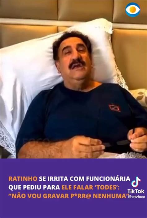 Ratinho Se Irrita Funcion Ria Que Pediu Para Ele Falar Todes