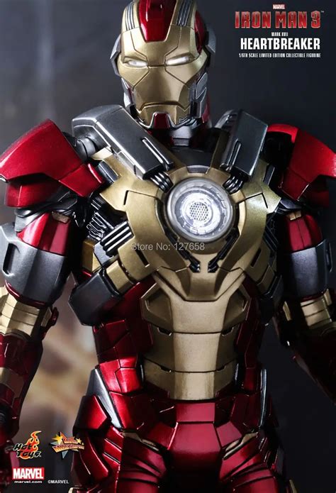 Ht Hottoys 16 Mms212 Heartbreaker Mk17 Iron Man 3 Mark Xvii Limited