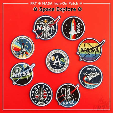 ☸ Nasa Space Explore Iron On Patch ☸ 1pc Diy Sew On Iron On Badges