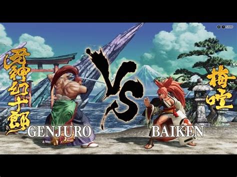 Genjuro VS Baiken Hardest AI Samurai Shodown YouTube