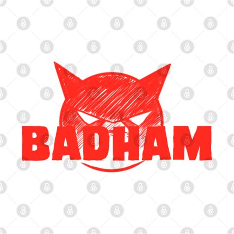 Badham Logo- Red Design - Logo For Badham Webcomic - T-Shirt | TeePublic