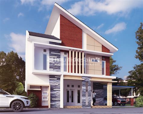 View Denah Rumah Mewah Minimalis Modern 2 Lantai Pictures Konstruksi