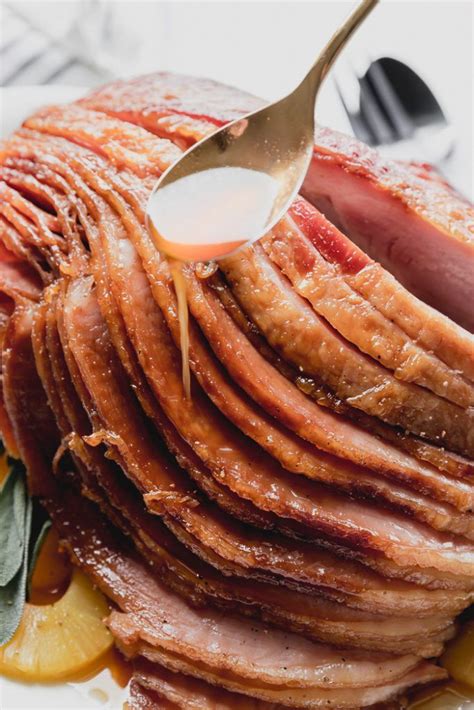 Crock Pot Ham Is Insanely Delicious And My Absolute Favorite Holiday Recipe Slice Serve And