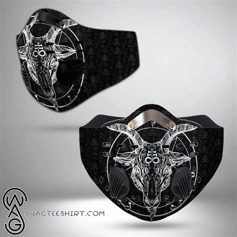 Satanic Symbols Filter Carbon Face Mask Maria • Leesilk Shop