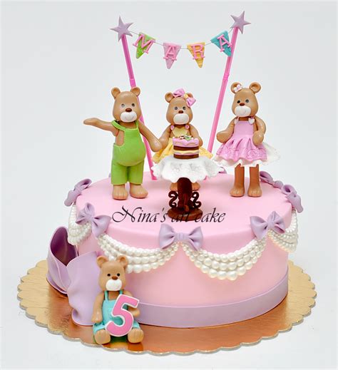 Ninas Art Cake Tort Cu Ursuleti Pentru Mara